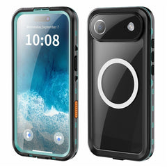 EIDERWOOD iPhone Air Vandtæt Håndværker Cover m. Skærmbeskyttelse & Strop - MagSafe Kompatibel - Sort