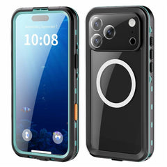 EIDERWOOD iPhone 17 Pro Max Vandtæt Håndværker Cover m. Skærmbeskyttelse & Strop - MagSafe Kompatibel - Blå