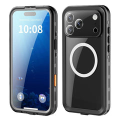 EIDERWOOD iPhone 17 Pro Max Vandtæt Håndværker Cover m. Skærmbeskyttelse & Strop - MagSafe Kompatibel - Sort