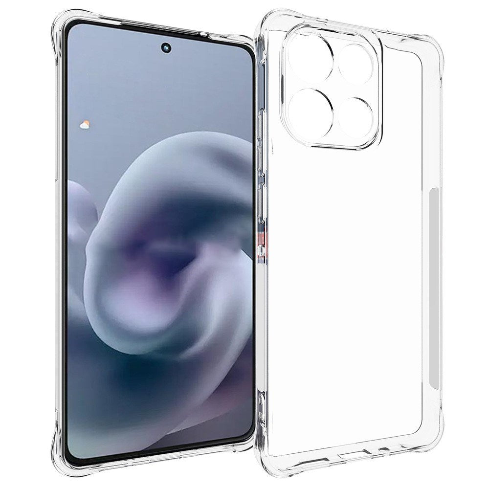 Motorola Moto G86 Power EIDERWOOD Plastik Cover m. Stødabsorberende Hjørner - Gennemsigtig
