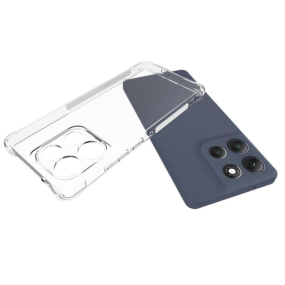 Motorola Moto G86 Power EIDERWOOD Plastik Cover m. Stødabsorberende Hjørner - Gennemsigtig