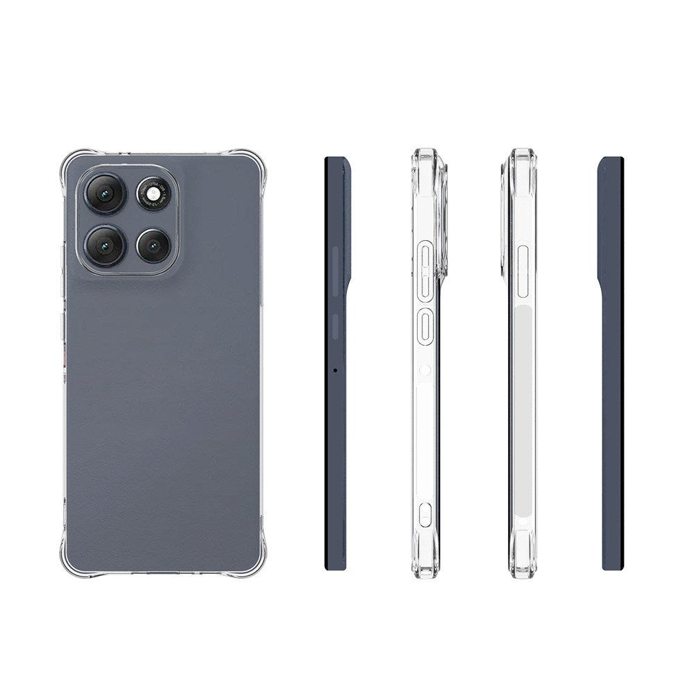 Motorola Moto G86 Power EIDERWOOD Plastik Cover m. Stødabsorberende Hjørner - Gennemsigtig