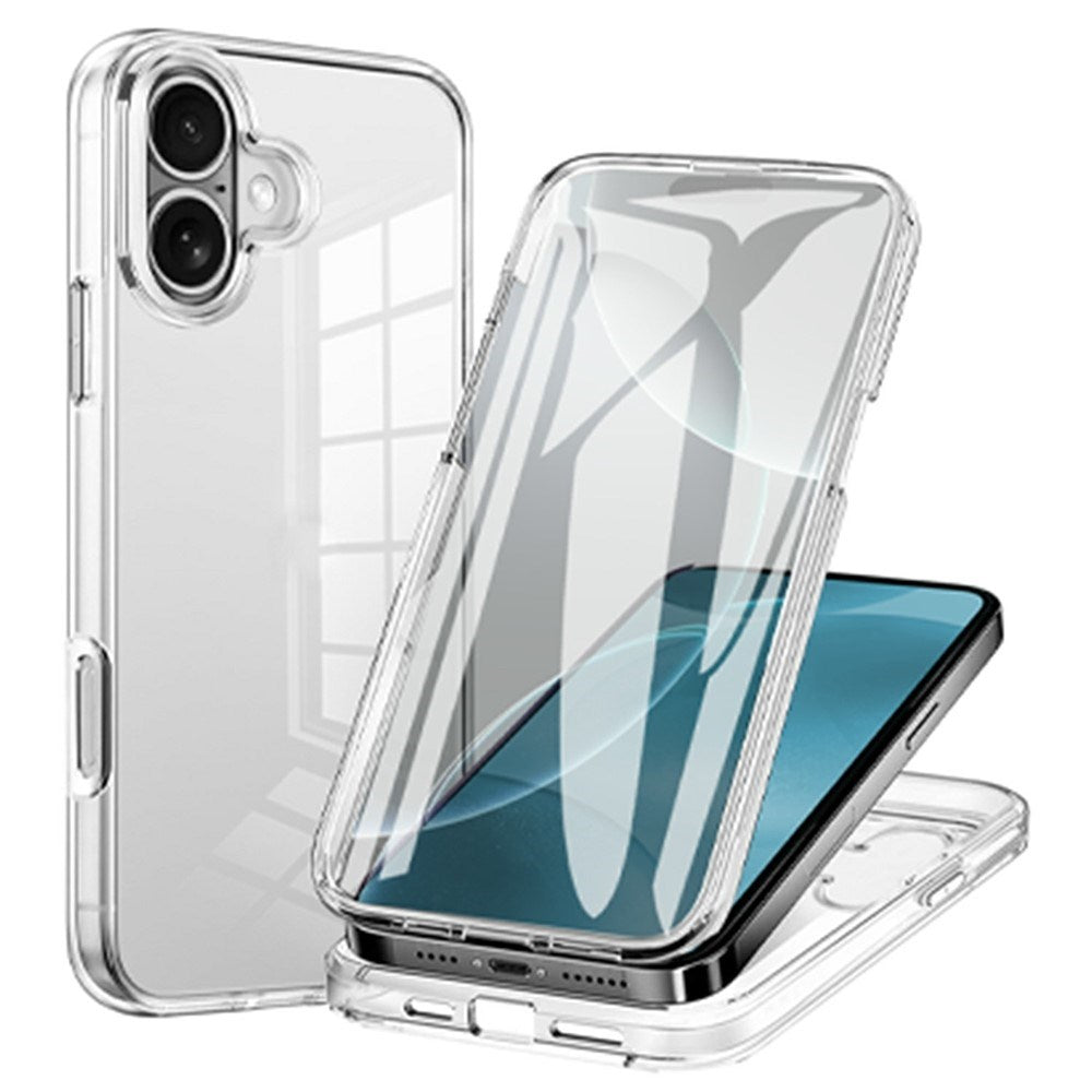 EIDERWOOD iPhone 17 Hybrid Cover m. Indbygget Skærmbeskyttelse - Gennemsigtig