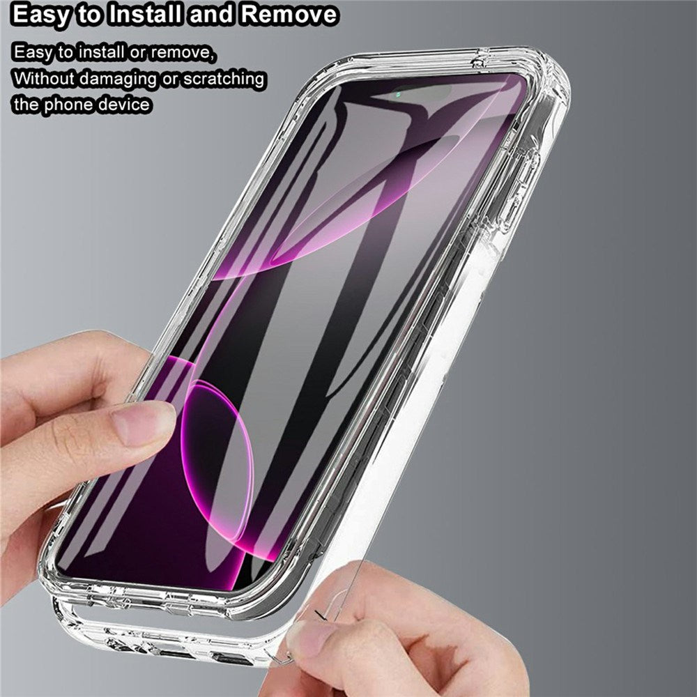EIDERWOOD iPhone 17 Hybrid Cover m. Indbygget Skærmbeskyttelse - Gennemsigtig