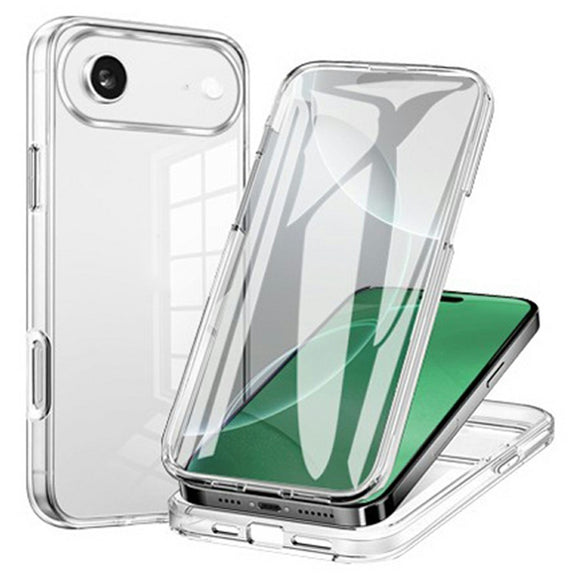 EIDERWOOD iPhone Air Hybrid Cover m. Indbygget Skærmbeskyttelse - Gennemsigtig