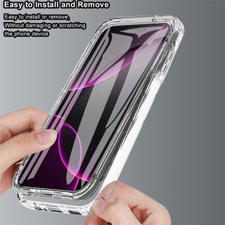 EIDERWOOD iPhone 17 Pro Max Hybrid Cover m. Indbygget Skærmbeskyttelse - Gennemsigtig
