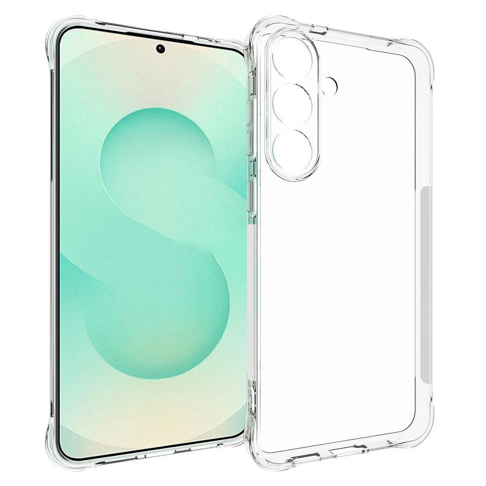 EIDERWOOD Samsung Galaxy S25 FE Fleksibel Plastik Cover m. Forstærkede Hjørner - Gennemsigtig