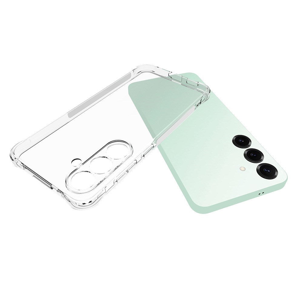 EIDERWOOD Samsung Galaxy S25 FE Fleksibel Plastik Cover m. Forstærkede Hjørner - Gennemsigtig