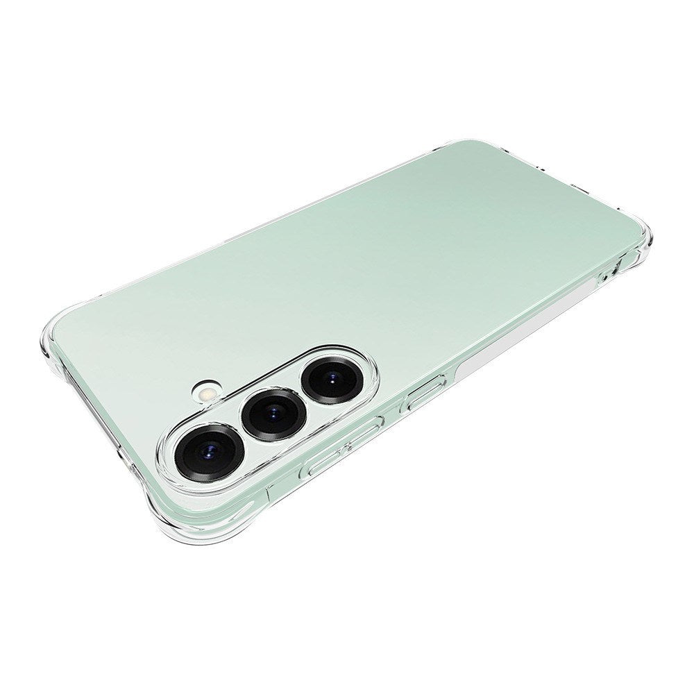 EIDERWOOD Samsung Galaxy S25 FE Fleksibel Plastik Cover m. Forstærkede Hjørner - Gennemsigtig