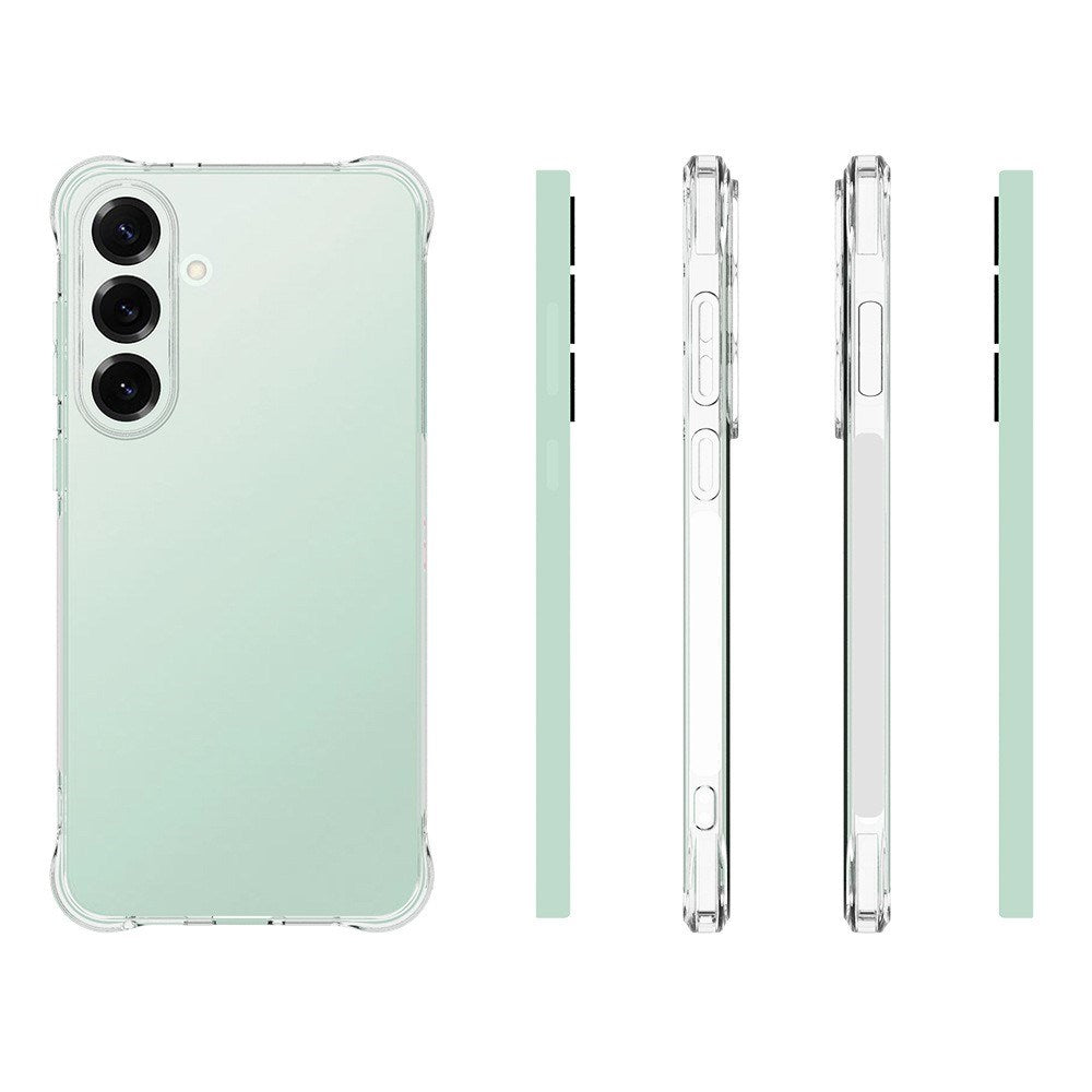 EIDERWOOD Samsung Galaxy S25 FE Fleksibel Plastik Cover m. Forstærkede Hjørner - Gennemsigtig