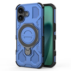 EIDERWOOD iPhone 17 Håndværker Cover m. Magnetisk Kickstand - MagSafe Kompatibel - Blå