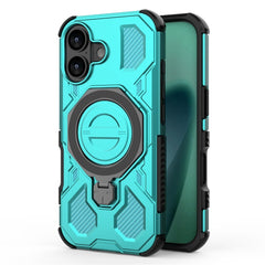 EIDERWOOD iPhone 17 Håndværker Cover m. Magnetisk Kickstand - MagSafe Kompatibel - Turkis