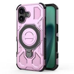 EIDERWOOD iPhone 17 Håndværker Cover m. Magnetisk Kickstand - MagSafe Kompatibel - Lyserød