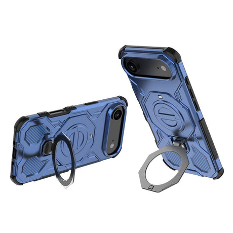 EIDERWOOD iPhone Air Håndværker Cover m. Magnetisk Kickstand - MagSafe Kompatibel - Blå