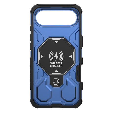 EIDERWOOD iPhone Air Håndværker Cover m. Magnetisk Kickstand - MagSafe Kompatibel - Blå