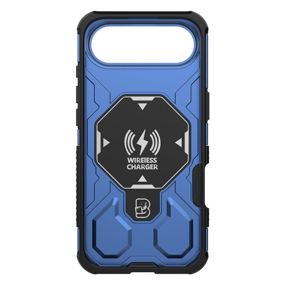 EIDERWOOD iPhone Air Håndværker Cover m. Magnetisk Kickstand - MagSafe Kompatibel - Blå
