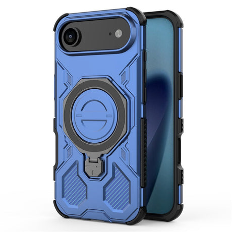 EIDERWOOD iPhone Air Håndværker Cover m. Magnetisk Kickstand - MagSafe Kompatibel - Blå
