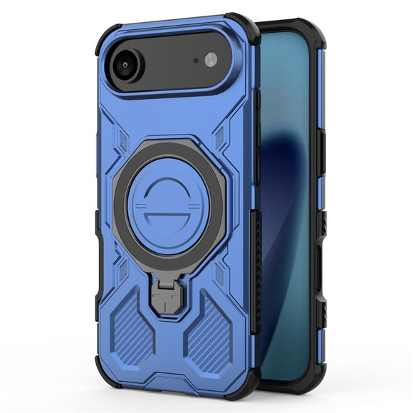 EIDERWOOD iPhone Air Håndværker Cover m. Magnetisk Kickstand - MagSafe Kompatibel - Blå