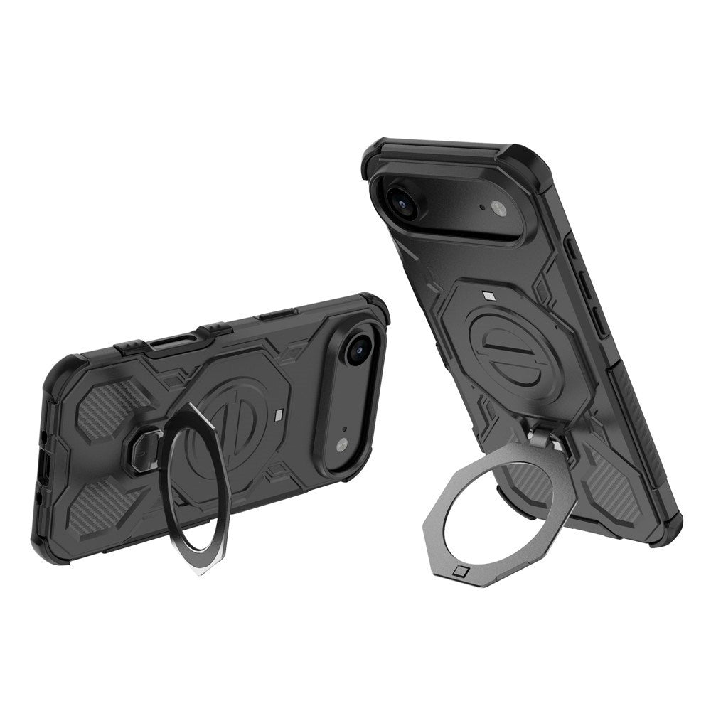 EIDERWOOD iPhone Air Håndværker Cover m. Magnetisk Kickstand - MagSafe Kompatibel - Sort