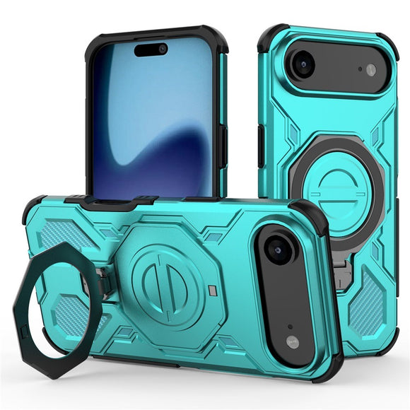 EIDERWOOD iPhone Air Håndværker Cover m. Magnetisk Kickstand - MagSafe Kompatibel - Turkis