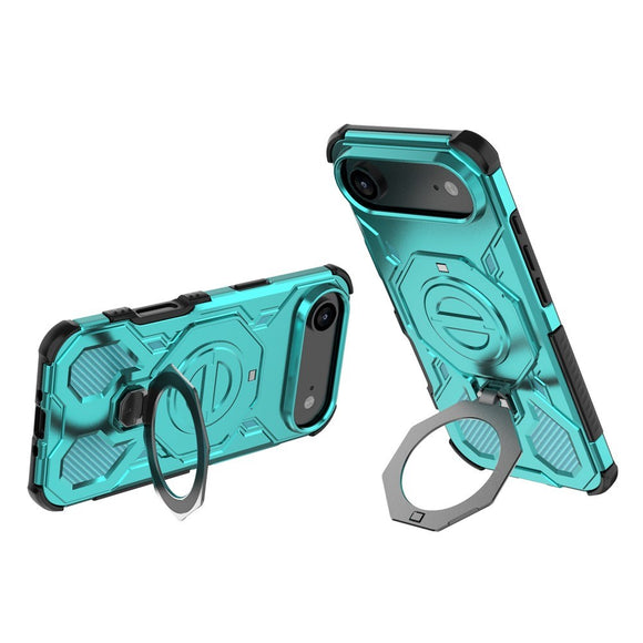 EIDERWOOD iPhone Air Håndværker Cover m. Magnetisk Kickstand - MagSafe Kompatibel - Turkis