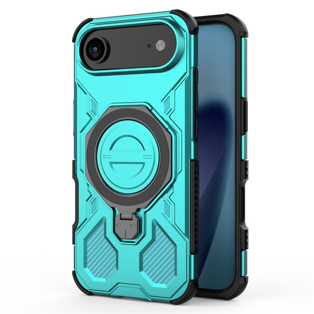 EIDERWOOD iPhone Air Håndværker Cover m. Magnetisk Kickstand - MagSafe Kompatibel - Turkis