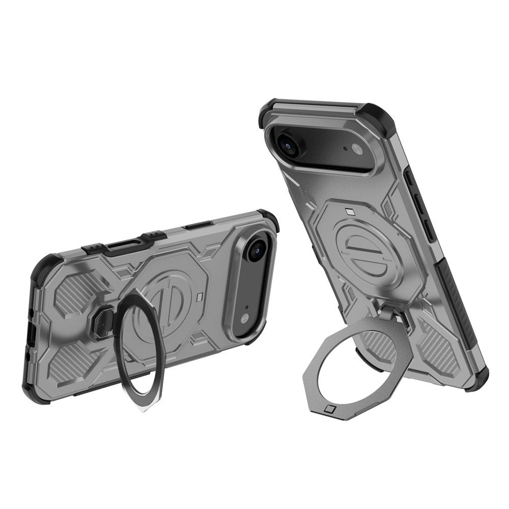 EIDERWOOD iPhone Air Håndværker Cover m. Magnetisk Kickstand - MagSafe Kompatibel - Grå