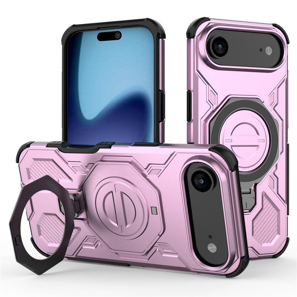 EIDERWOOD iPhone Air Håndværker Cover m. Magnetisk Kickstand - MagSafe Kompatibel - Lyserød