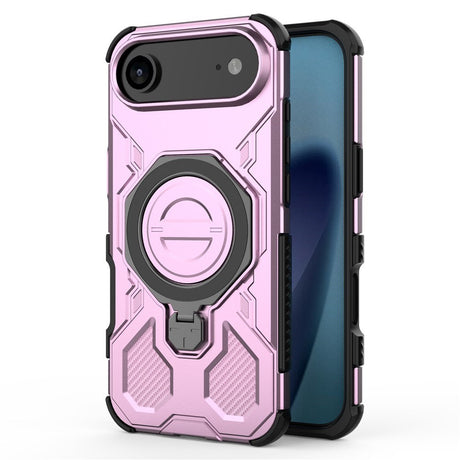 EIDERWOOD iPhone Air Håndværker Cover m. Magnetisk Kickstand - MagSafe Kompatibel - Lyserød