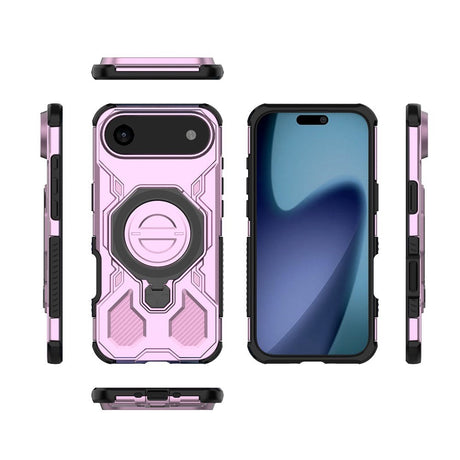 EIDERWOOD iPhone Air Håndværker Cover m. Magnetisk Kickstand - MagSafe Kompatibel - Lyserød