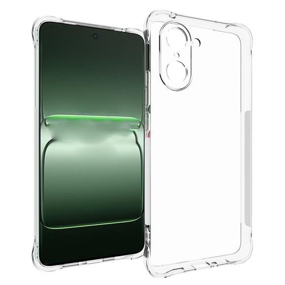 EIDERWOOD OnePlus Nord CE5 Fleksibelt Plastik Cover m. Stødabsorberende Hjørner - Gennemsigtig