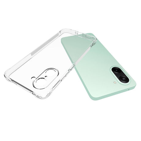 EIDERWOOD OnePlus Nord CE5 Fleksibelt Plastik Cover m. Stødabsorberende Hjørner - Gennemsigtig