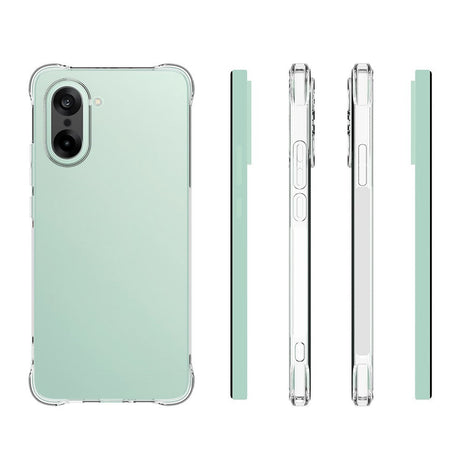 EIDERWOOD OnePlus Nord CE5 Fleksibelt Plastik Cover m. Stødabsorberende Hjørner - Gennemsigtig