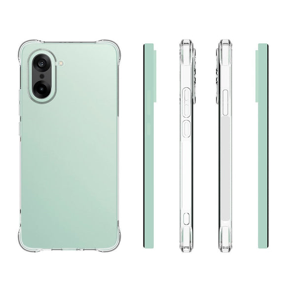 EIDERWOOD OnePlus Nord CE5 Fleksibelt Plastik Cover m. Stødabsorberende Hjørner - Gennemsigtig