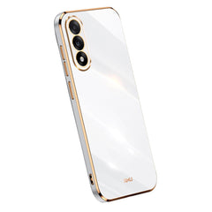 OnePlus Nord 5 Metallisk Plast Cover - Hvid