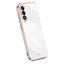 OnePlus Nord 5 Metallisk Plast Cover - Hvid