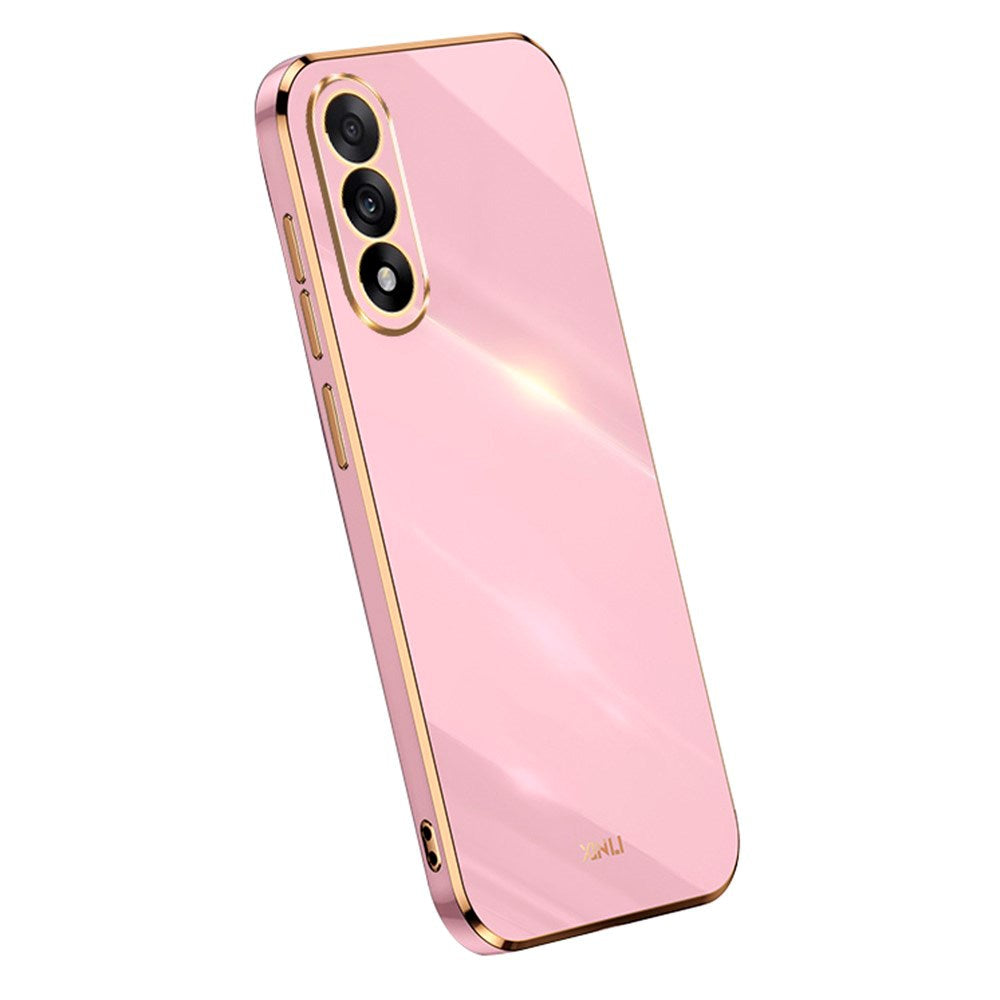 OnePlus Nord 5 Metallisk Plast Cover - Lyserød