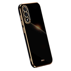 OnePlus Nord 5 Metallisk Plast Cover - Sort