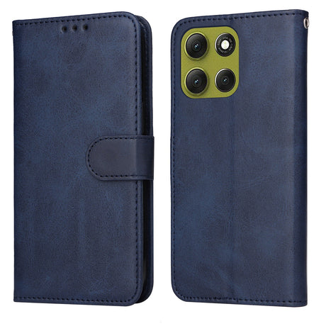 EIDERWOOD Motorola Moto G86 / G86 Power Kunstlæder Flip Cover m. Strop - Blå