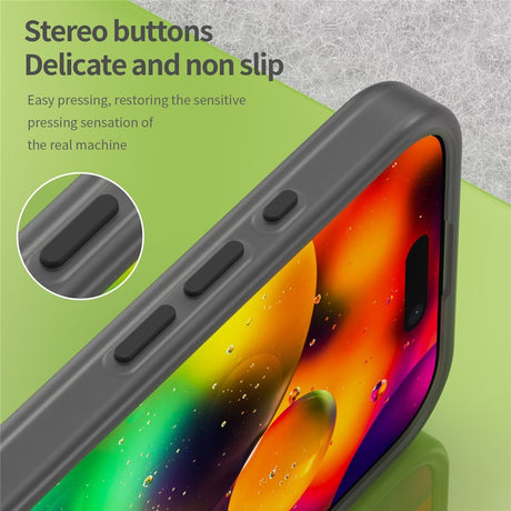 EIDERWOOD iPhone 17 Hybrid Plast Cover - MagSafe Kompatibel - Mat Gennemsigtig / Sort