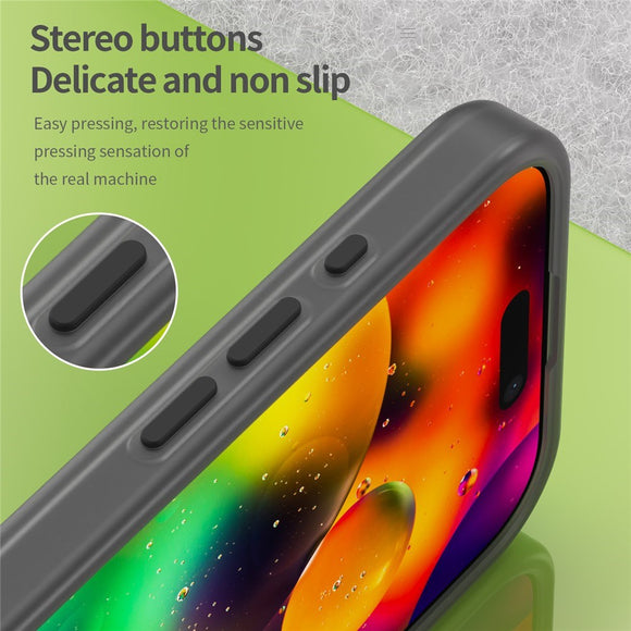 EIDERWOOD iPhone 17 Hybrid Plast Cover - MagSafe Kompatibel - Mat Gennemsigtig / Sort