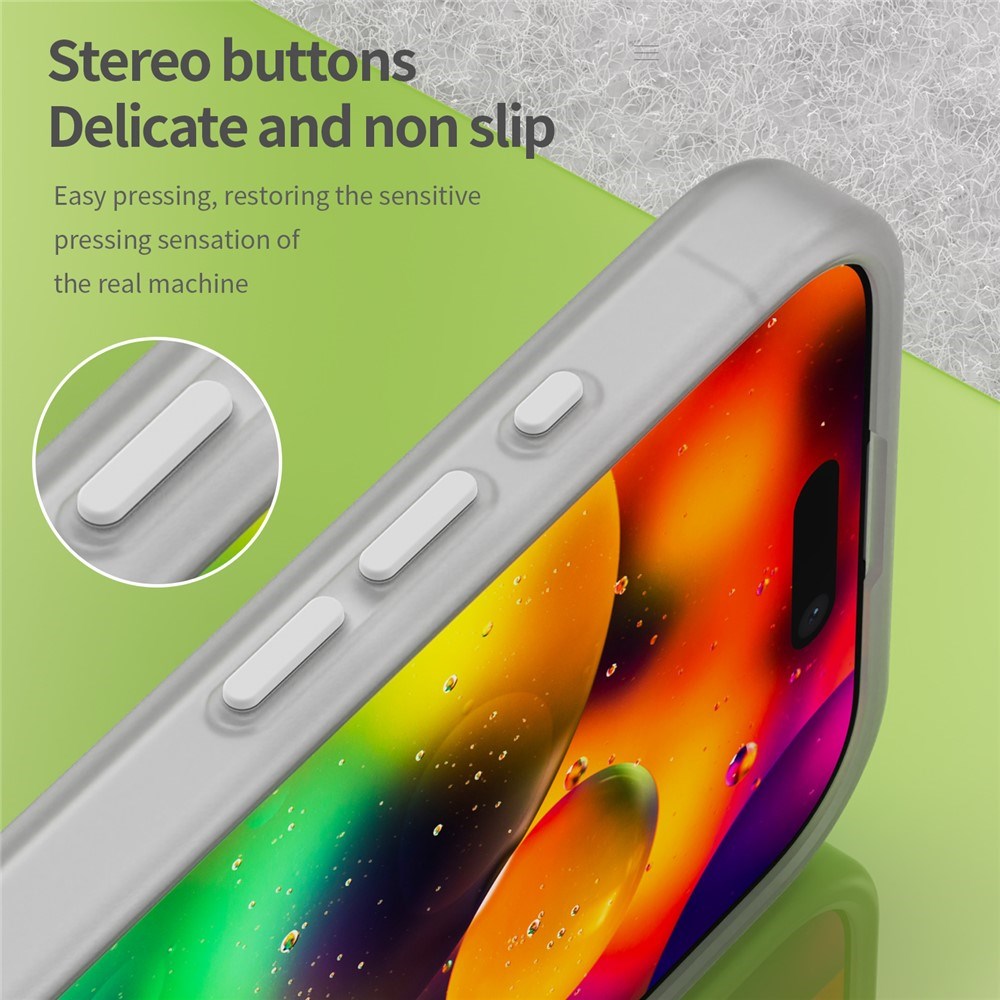 EIDERWOOD iPhone 17 Hybrid Plast Cover - MagSafe Kompatibel - Mat Gennemsigtig / Hvid