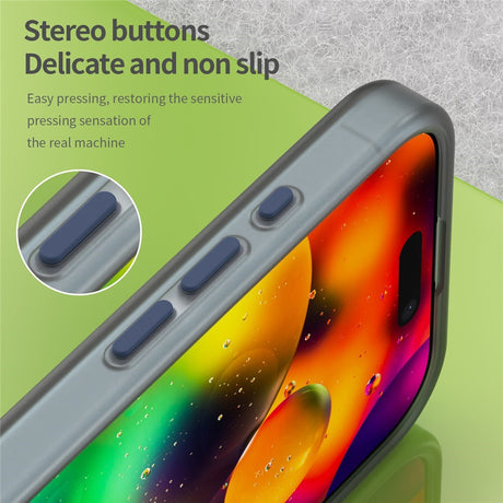 EIDERWOOD iPhone 17 Hybrid Plast Cover - MagSafe Kompatibel - Mat Gennemsigtig / Mørkeblå
