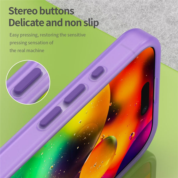 EIDERWOOD iPhone 17 Hybrid Plast Cover - MagSafe Kompatibel - Mat Gennemsigtig / Lilla