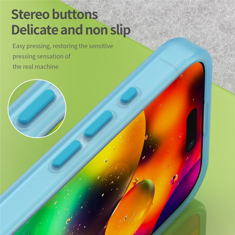 EIDERWOOD iPhone 17 Hybrid Plast Cover - MagSafe Kompatibel - Mat Gennemsigtig / Blå