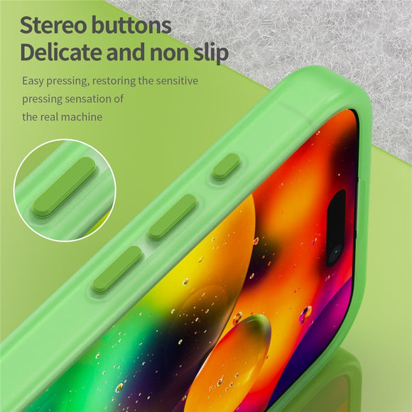EIDERWOOD iPhone 17 Hybrid Plast Cover - MagSafe Kompatibel - Mat Gennemsigtig / Grøn