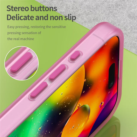 EIDERWOOD iPhone 17 Hybrid Plast Cover - MagSafe Kompatibel - Mat Gennemsigtig / Lyserød