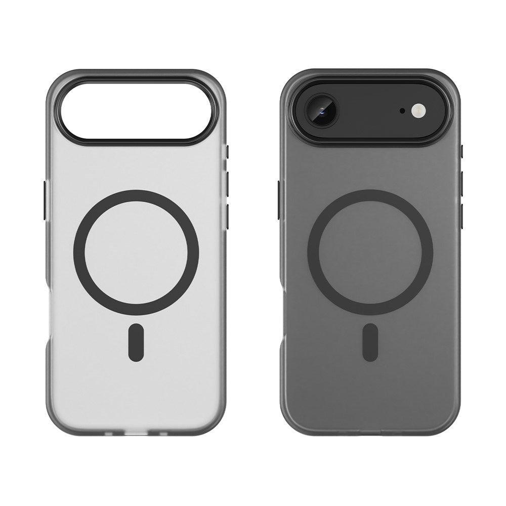 EIDERWOOD iPhone Air Hybrid Plast Cover - MagSafe Kompatibel - Mat Gennemsigtig / Sort