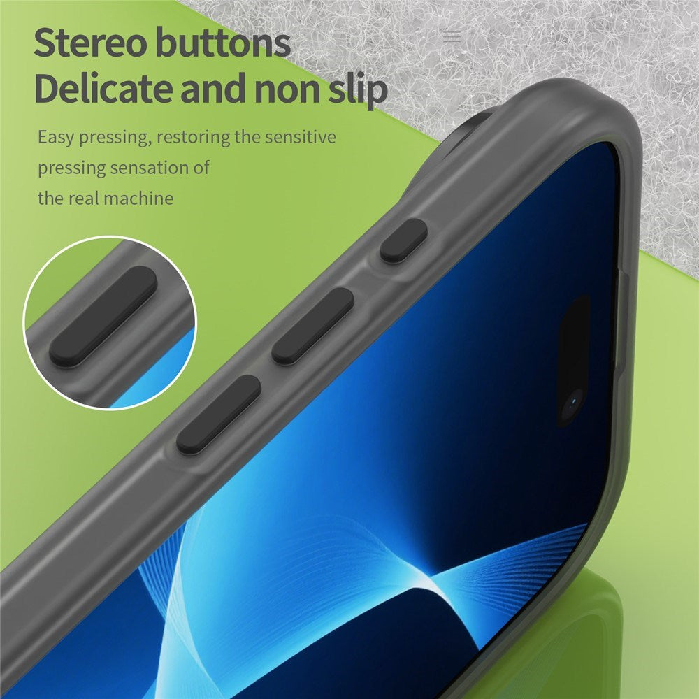 EIDERWOOD iPhone Air Hybrid Plast Cover - MagSafe Kompatibel - Mat Gennemsigtig / Sort