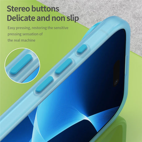 EIDERWOOD iPhone Air Hybrid Plast Cover - MagSafe Kompatibel - Mat Gennemsigtig / Blå